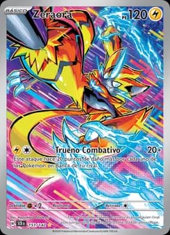 Zeraora card in Spanish