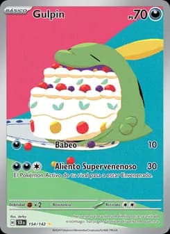 Gulpin card in Spanish