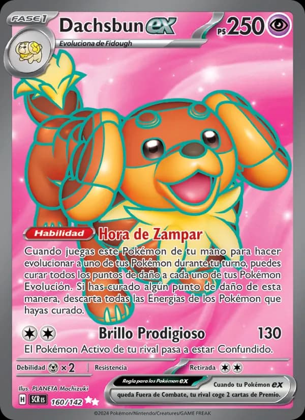 Dachsbun ex card in Spanish