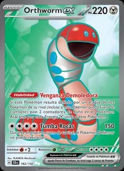 Orthworm ex card in Spanish