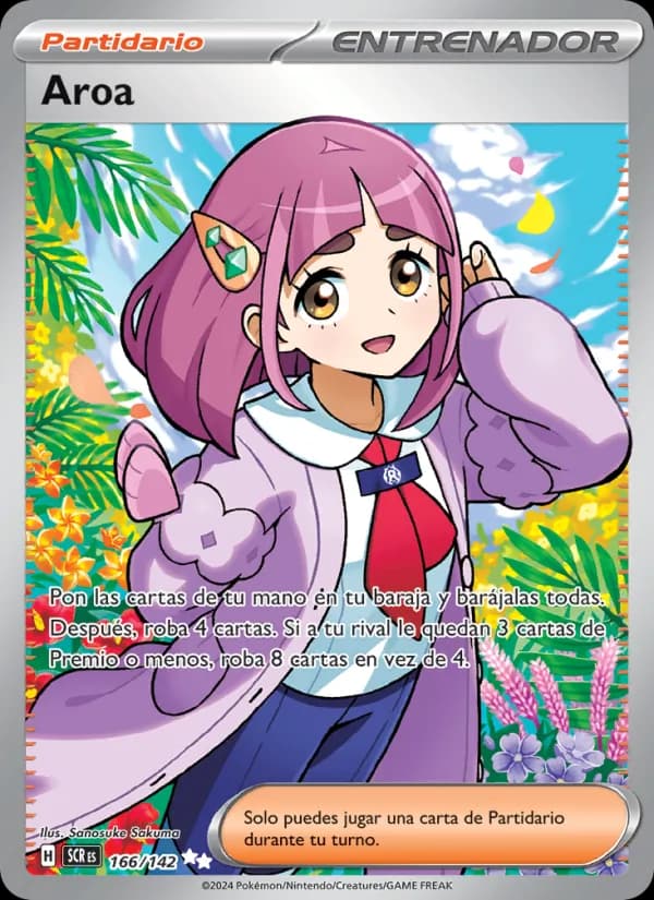 Aroa card in Spanish