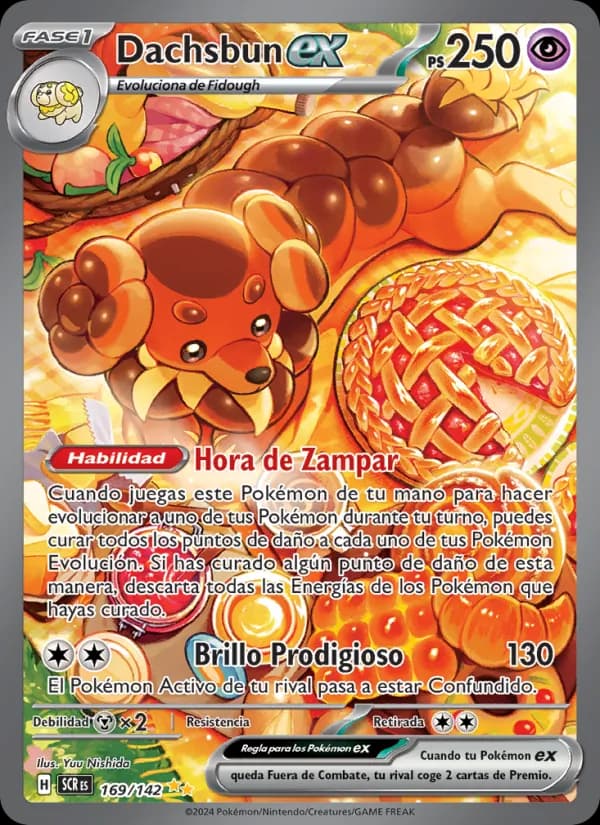 Dachsbun ex card in Spanish