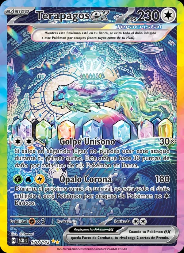 Terapagos ex card in Spanish