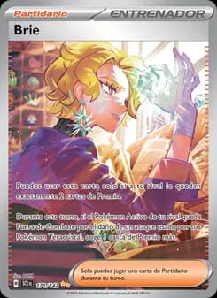 Brie card in Spanish