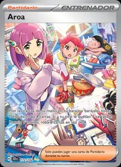 Aroa card in Spanish