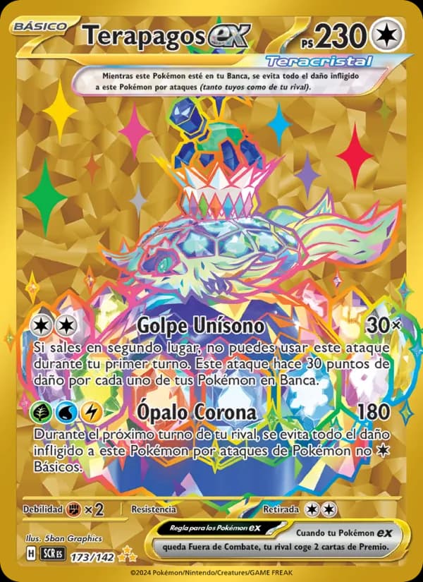 Terapagos ex card in Spanish