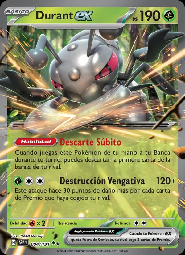 Durant ex card in Spanish