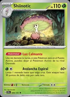 Shiinotic card in Spanish