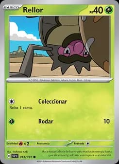 Rellor card in Spanish