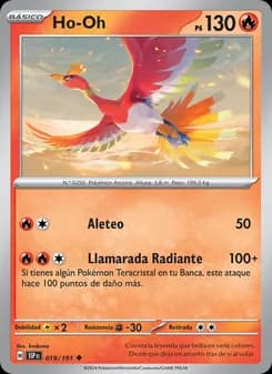 Ho-Oh card in Spanish