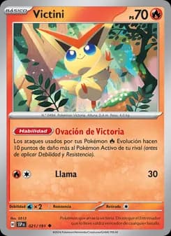 Victini card in Spanish