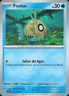 Feebas card in Spanish