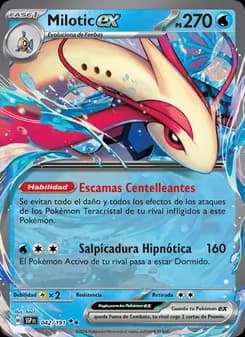 Milotic ex card in Spanish