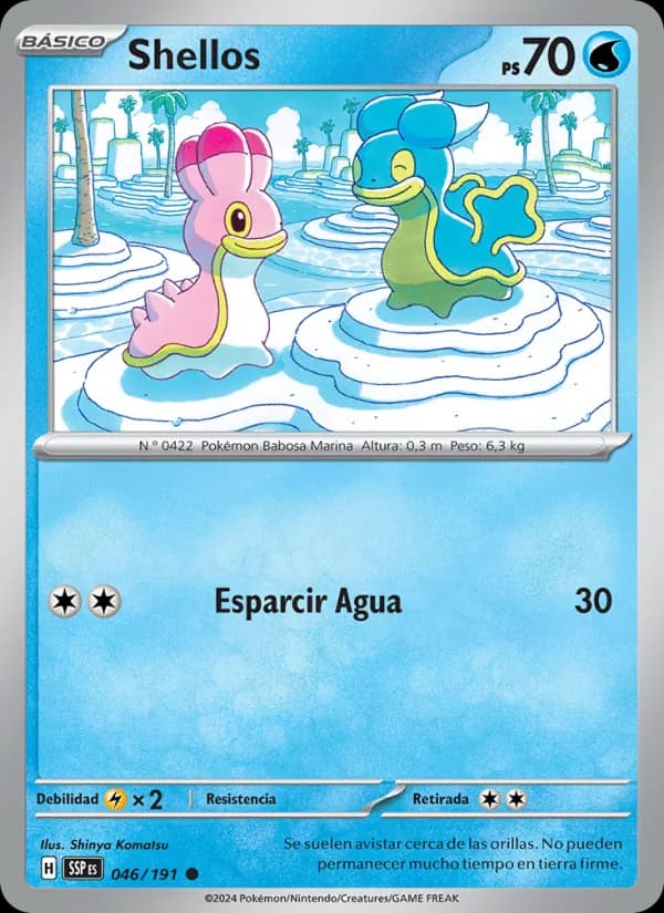 Shellos card in Spanish