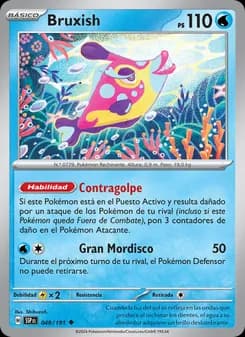 Bruxish card in Spanish