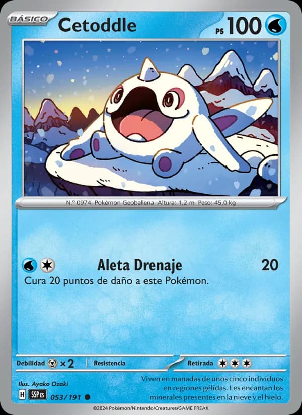 Cetoddle card in Spanish