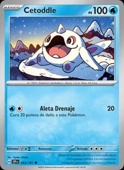 Cetoddle card in Spanish