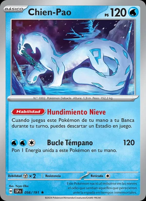 Chien-Pao card in Spanish