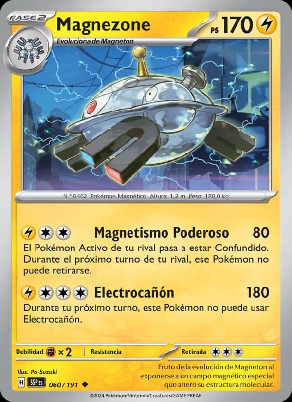 Magnezone card in Spanish