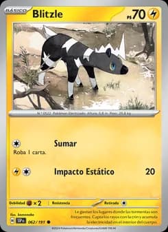 Blitzle card in Spanish