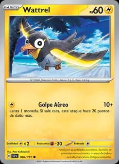 Wattrel card in Spanish