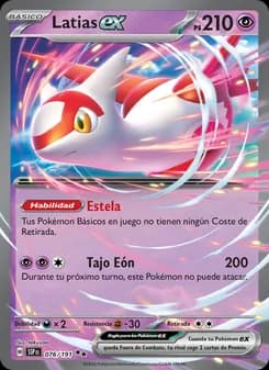 Latias ex card in Spanish