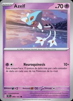 Azelf card in Spanish