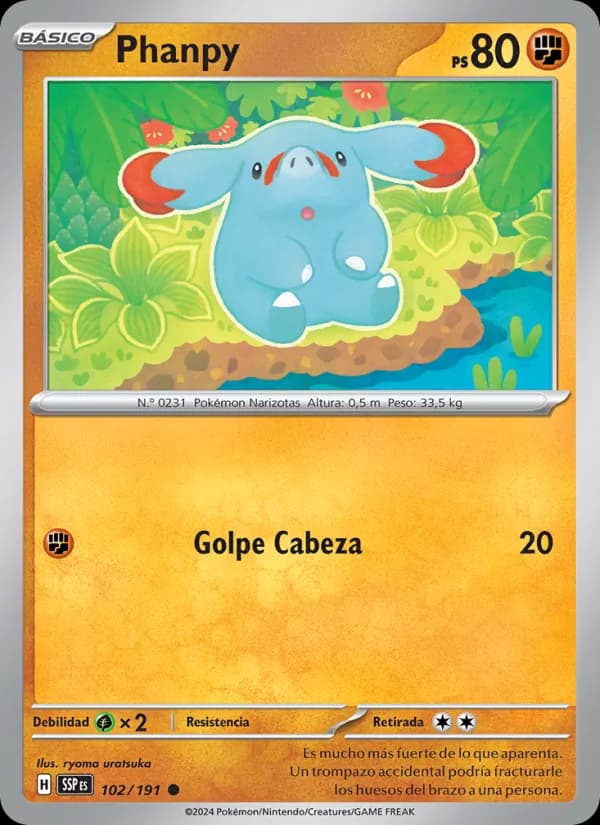Phanpy card in Spanish