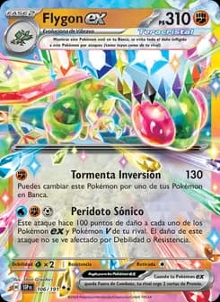 Flygon ex card in Spanish