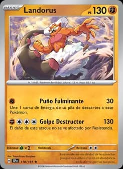 Landorus card in Spanish