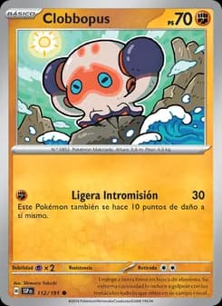 Clobbopus card in Spanish