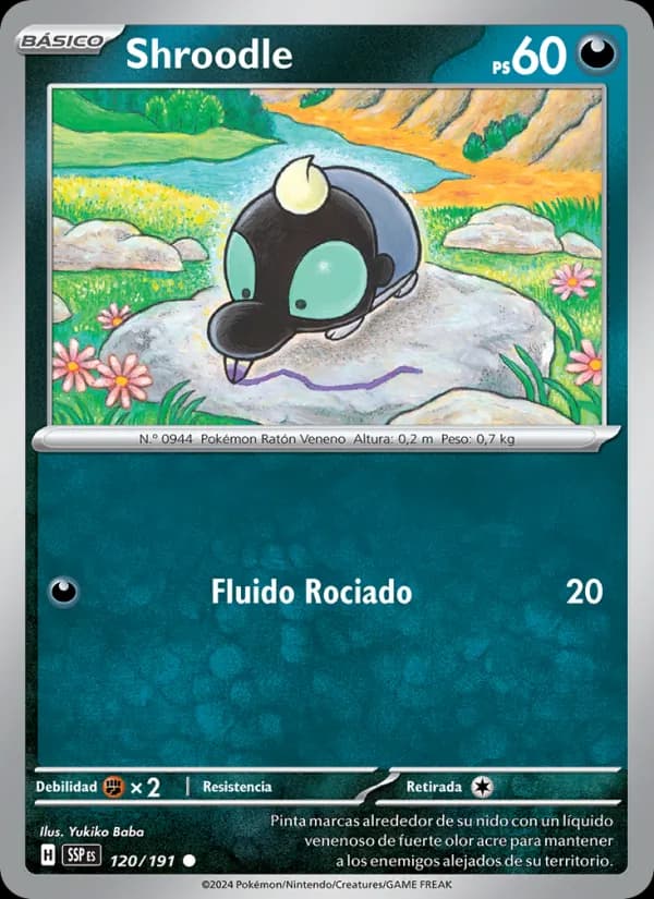 Shroodle card in Spanish