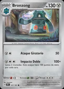 Bronzong card in Spanish