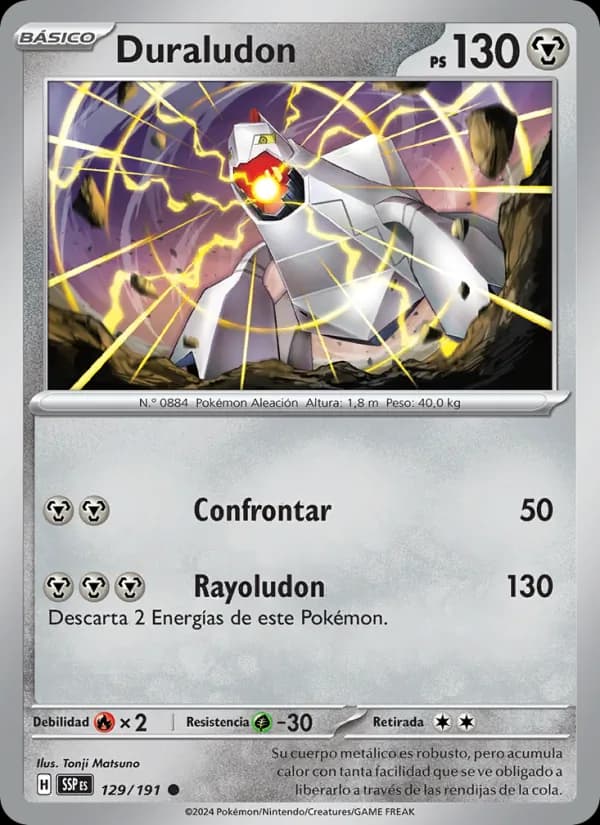 Duraludon card in Spanish