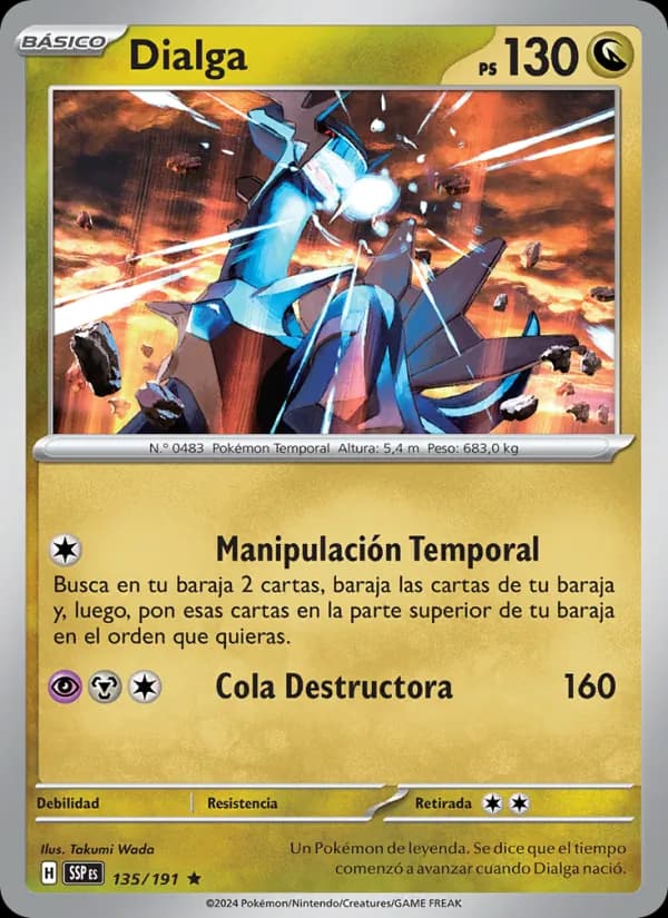 Dialga card in Spanish
