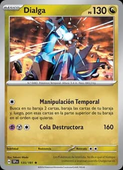 Dialga card in Spanish