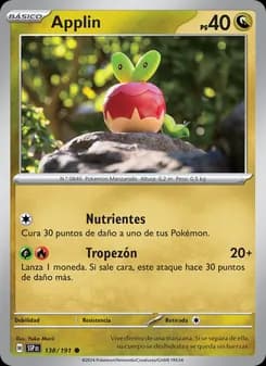 Applin card in Spanish