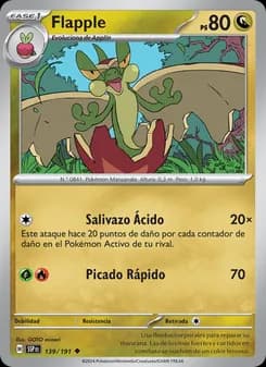 Flapple card in Spanish