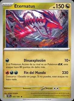 Eternatus card in Spanish
