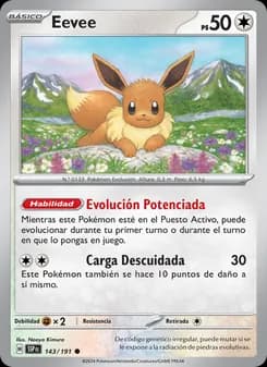 Eevee card in Spanish