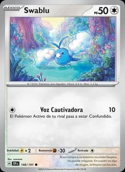 Swablu card in Spanish