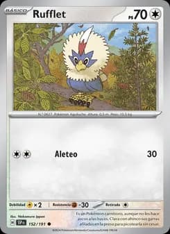 Rufflet card in Spanish