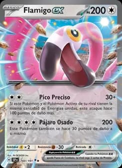 Flamigo ex card in Spanish