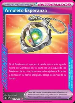 Amuleto Esperanza card in Spanish