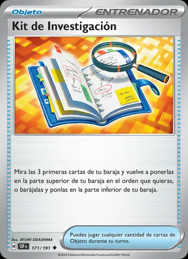 Kit de Investigación card in Spanish