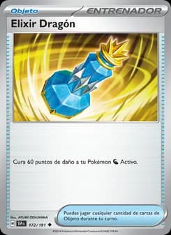 Elixir Dragón card in Spanish