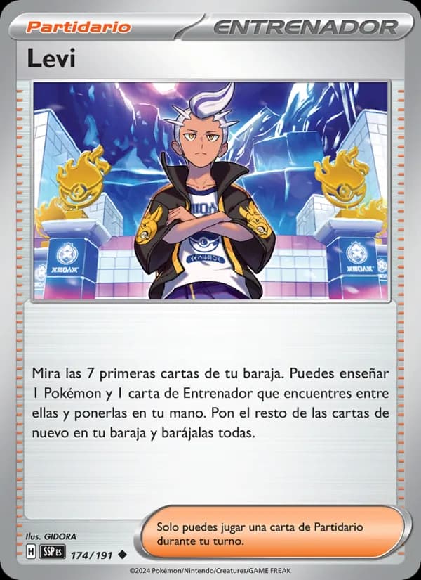 Levi card in Spanish