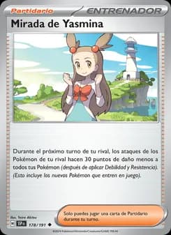 Mirada de Yasmina card in Spanish