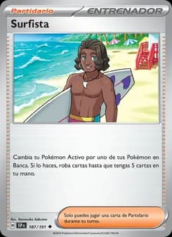 Surfista card in Spanish