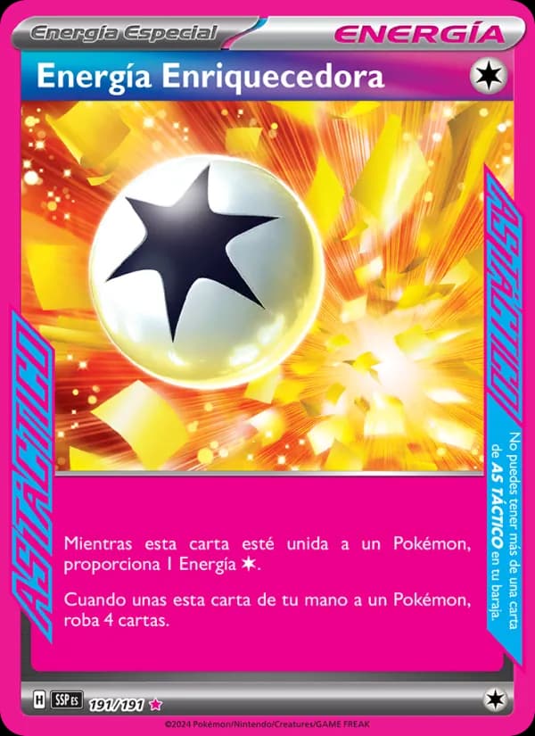 Energía Enriquecedora card in Spanish